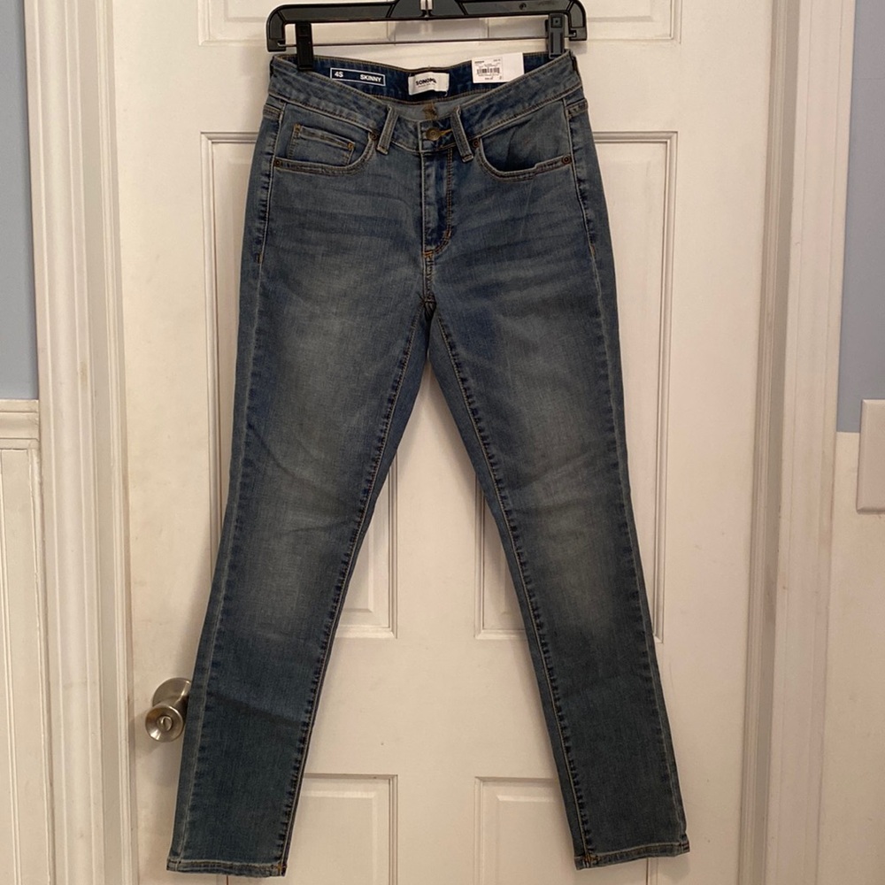 Sonoma Supersoft Stretch Jeans Skinny Mid Rise 4S NWT